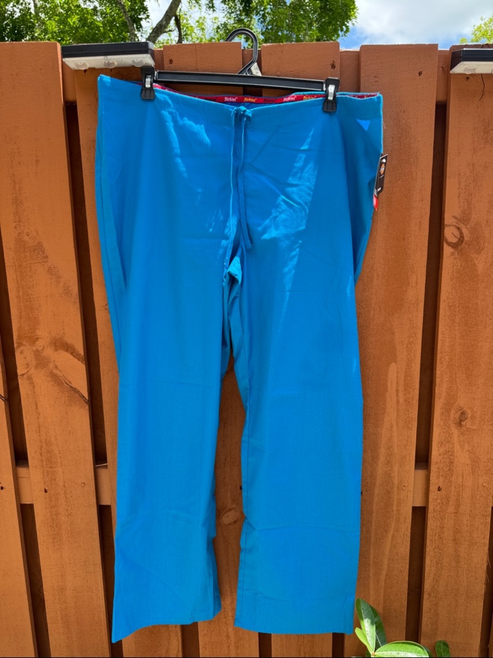 DICKIES. UNISEX. Royal Blue Medical Drawstring Scrubs. Pants. Size M.‎